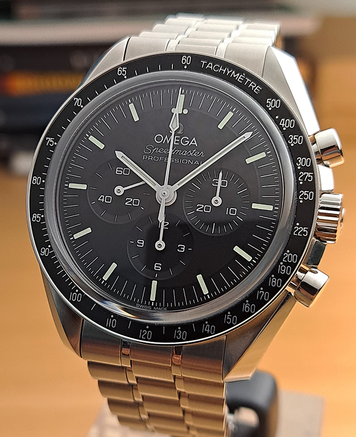 Omega Speedmaster Professional Moonwatch Co-Axial Master Chronograph Sapphire Sandwich Ref. 310.30.42.50.01.002 (current model)